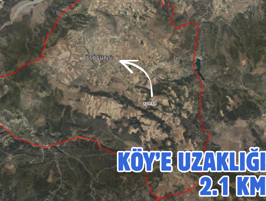 DENİZLİ ÇARDAK SÖĞÜT 3.820 M² TARLAMIZ SATILIKTIR. - DENİZLİ ÇARDAK fotoğraf 2